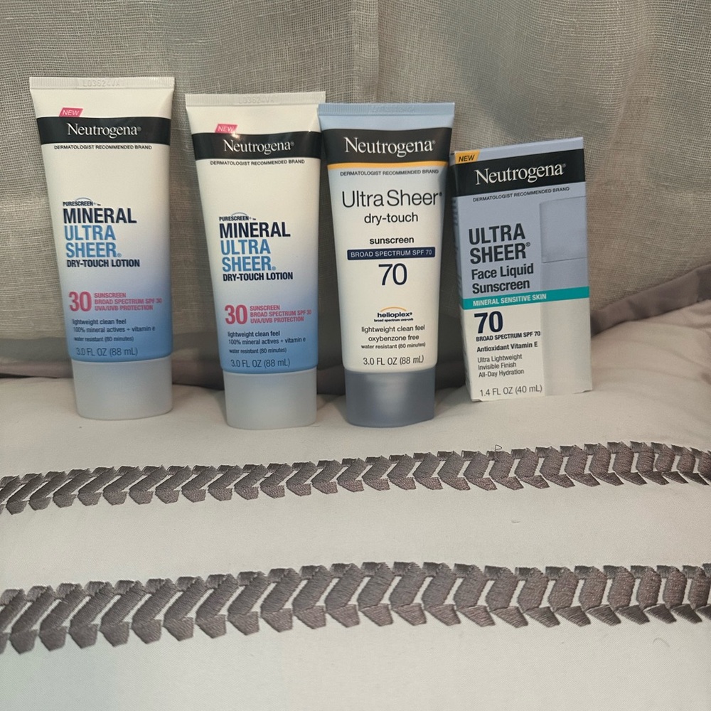 Neutrogena Ultra Sheer Dry-Touch Sunscreen SPF 70 Lot